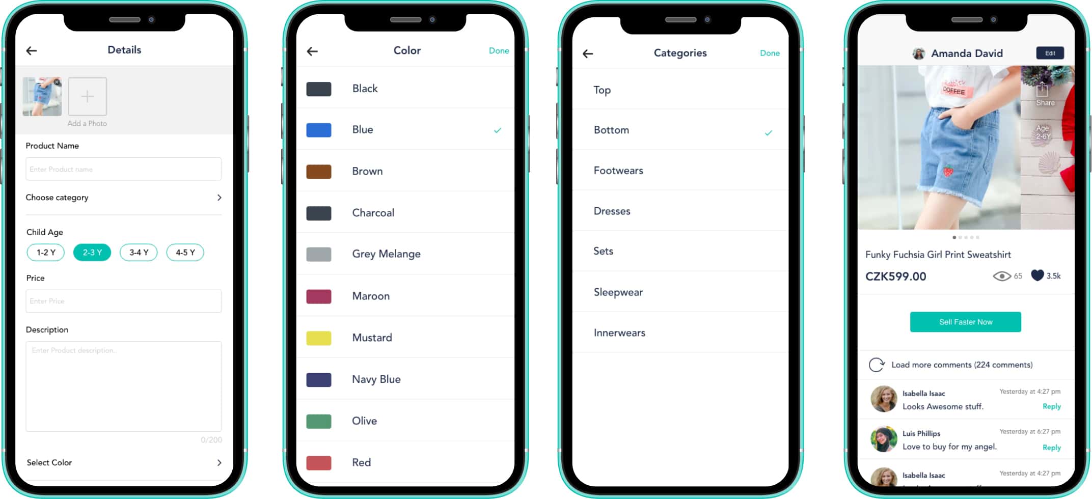 IOS app ui's