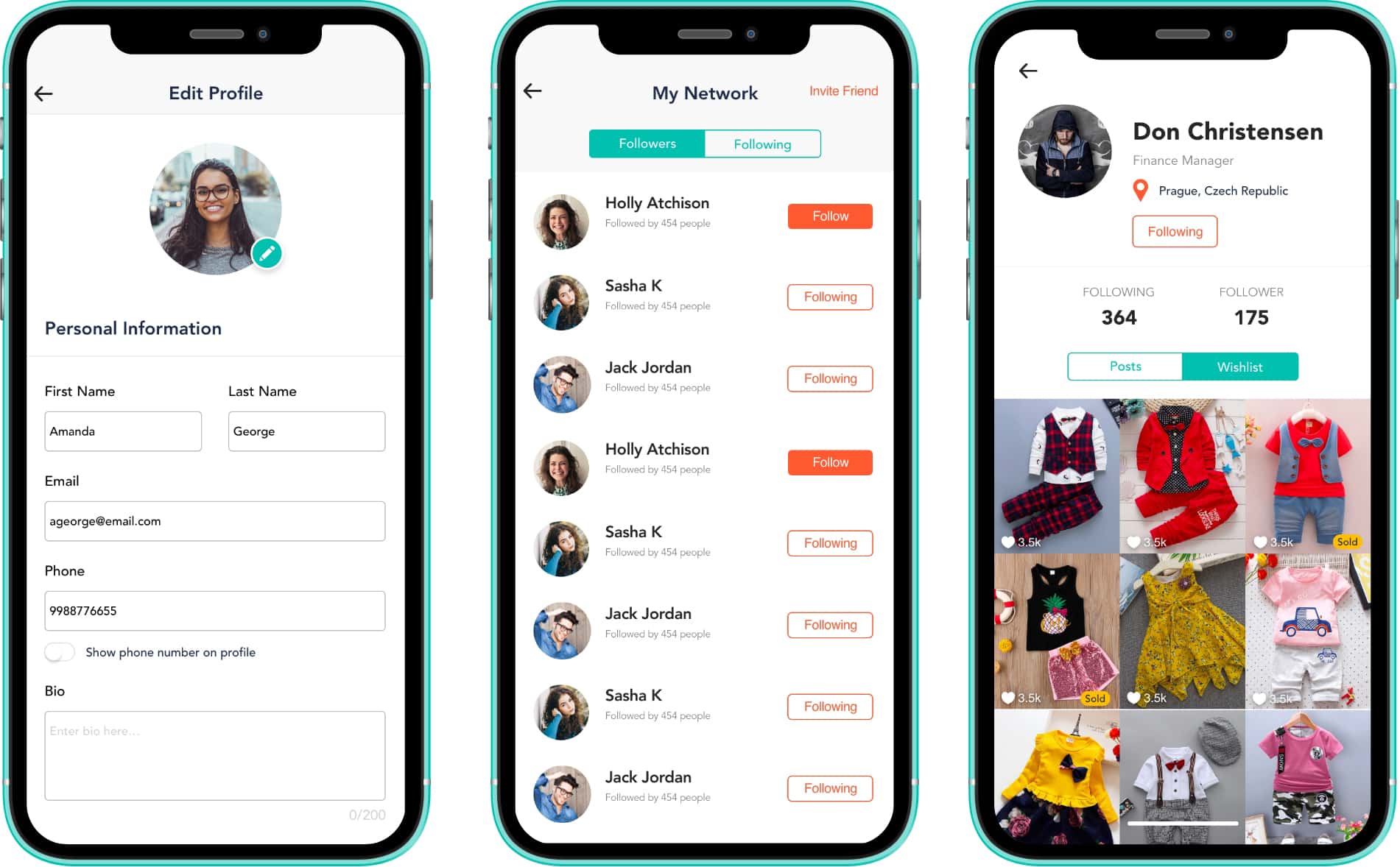 IOS app ui's
