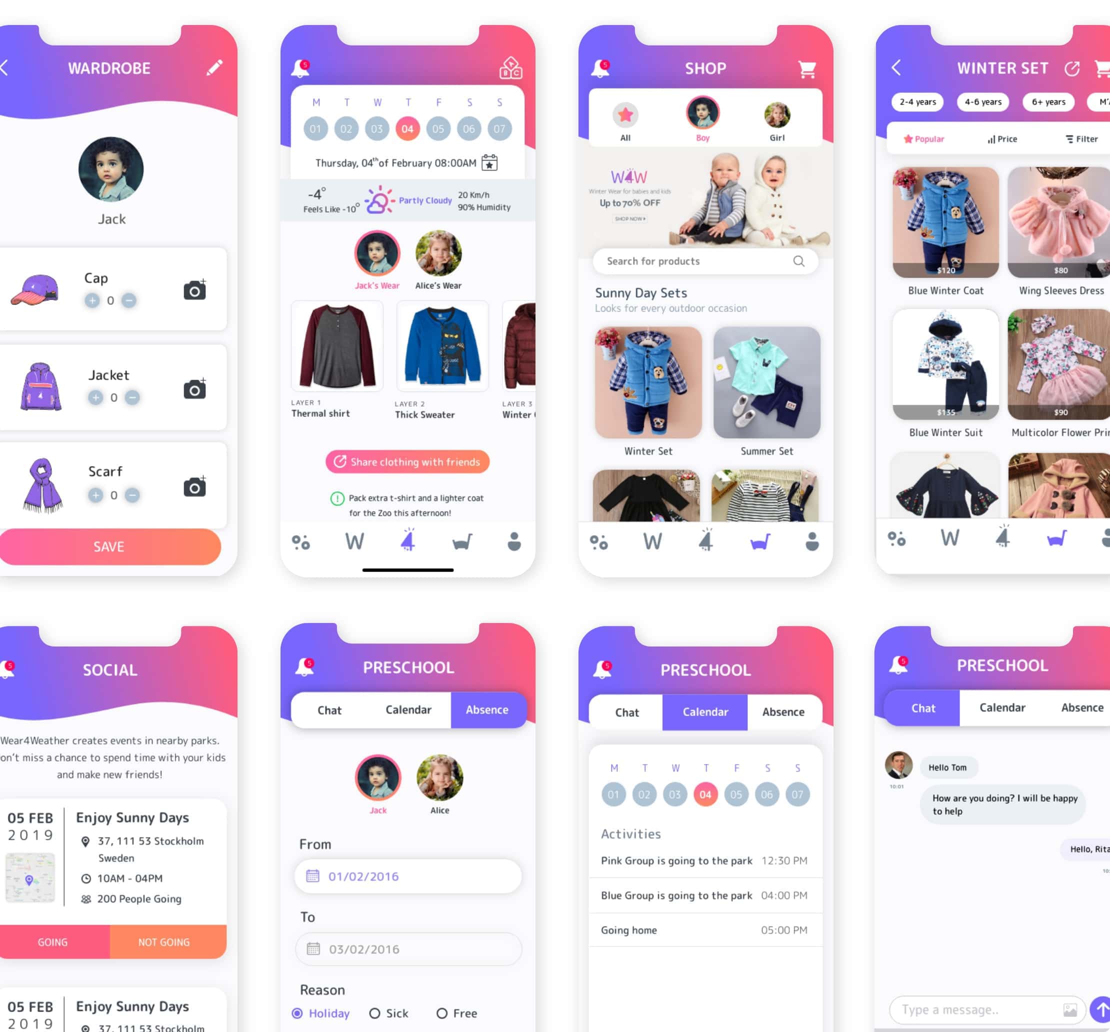 IOS app ui's